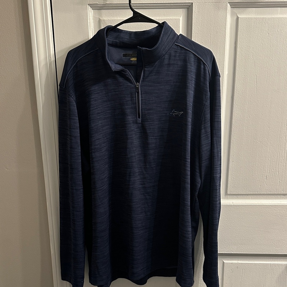 Greg Norman Collection navy blue  Quarter-Zip Pullover size 2XL. Play dry.